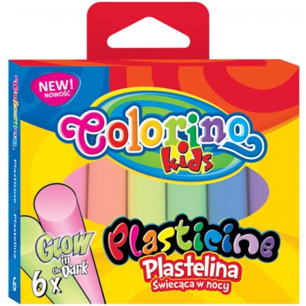 

Набор для творчества Colorino Пластилин Флуоресцентный 6 цветов 100 г (42680PTR)