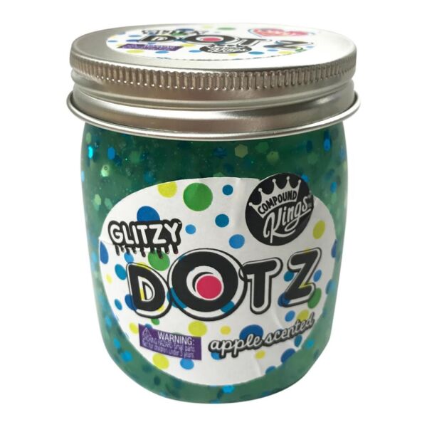 

Набор для творчества Compound kings Glitzy Dotz с блестками аромат Яблоко 210 г (300146-1)