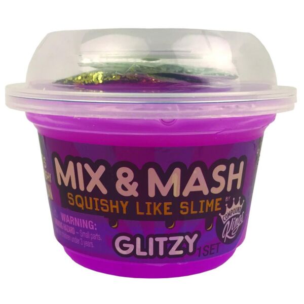 

Набор для творчества Compound kings Slime Mix&Mash Glitzi 180 г (110295)