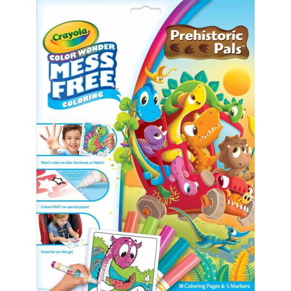 

Набор для творчества Crayola Color Wonder Динозавры Раскраска (919068.018)