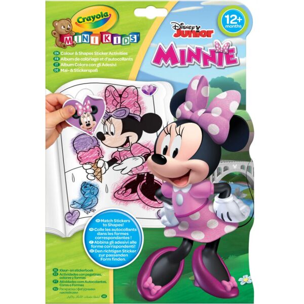 

Набор для творчества Crayola Mini Kids Minnie Mouse раскраска со стикерами (256399.012)