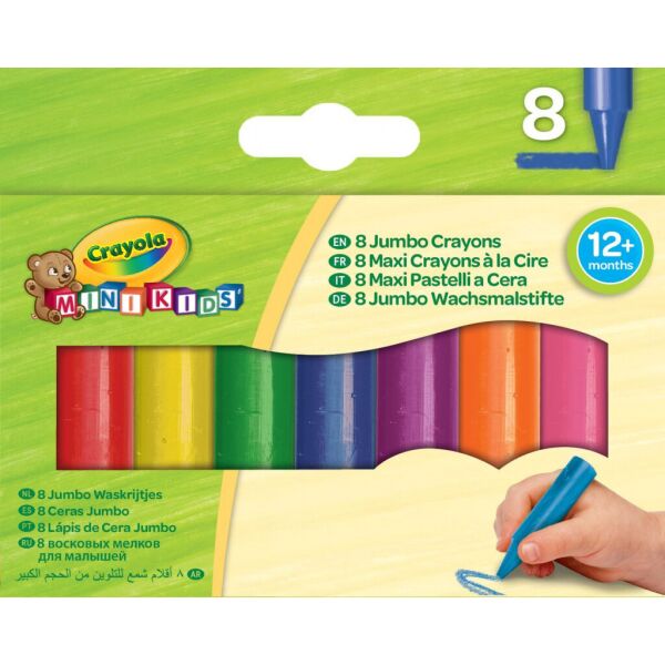 

Набор для творчества Crayola Mini Kids больших восковых мелков 8 шт. (256241.148)