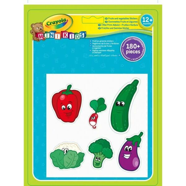 

Набор для творчества Crayola Mini Kids стикеров Овощи на фруктиа (256405.024)