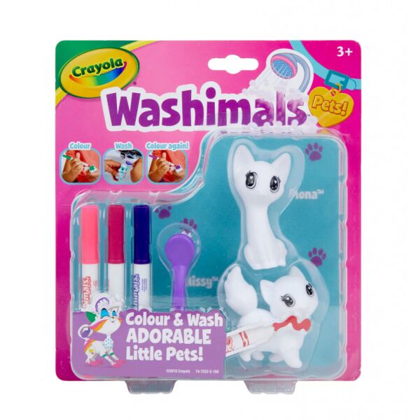 

Набор для творчества Crayola Washimals Котики (256366.106)