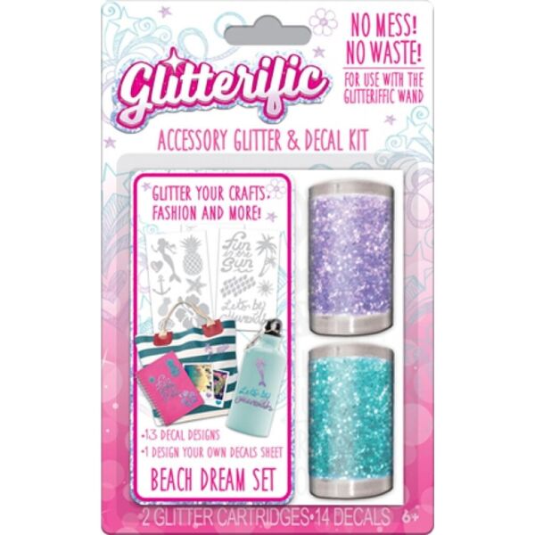 

Набор для творчества Glitterific Пляжная мечта (блёстки в ассортименте, наклейки) (GLT01000/UA-1)