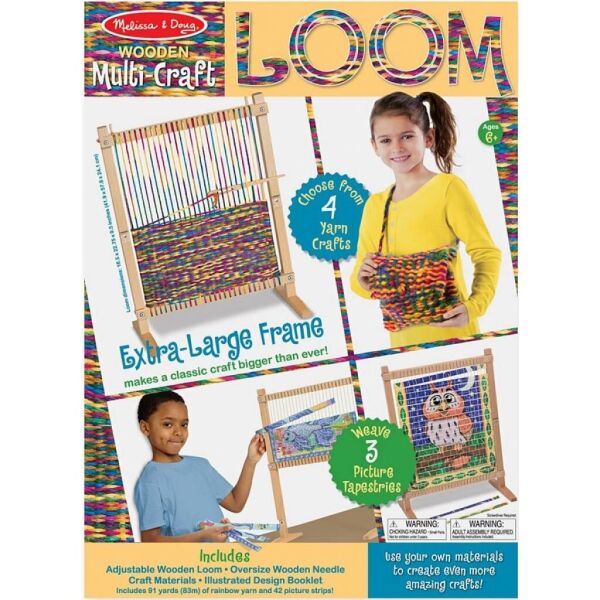 

Набор для творчества Melissa&Doug Большой ткацкий станок (MD19381)