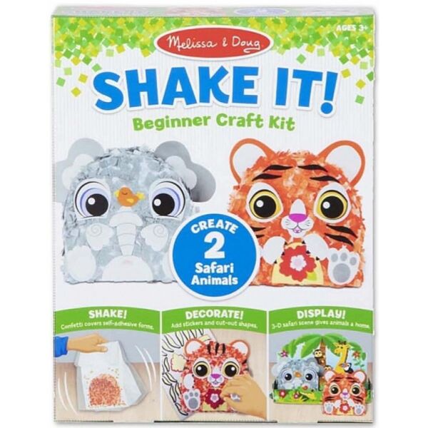 

Набор для творчества Melissa&Doug Конфетти для изделий Друзья сафари (MD30182)