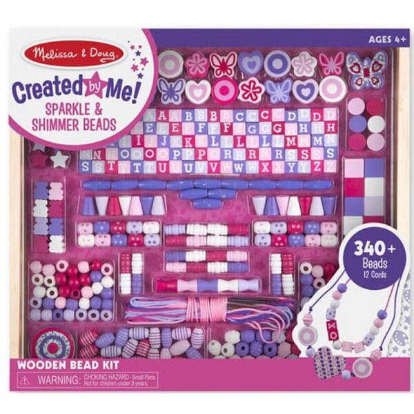

Набор для творчества Melissa&Doug Мега-набор деревянных бусин Алфавит (MD9493)