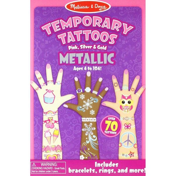 

Набор для творчества Melissa&Doug Мои первые временные татуировки 130 шт (MD2948)