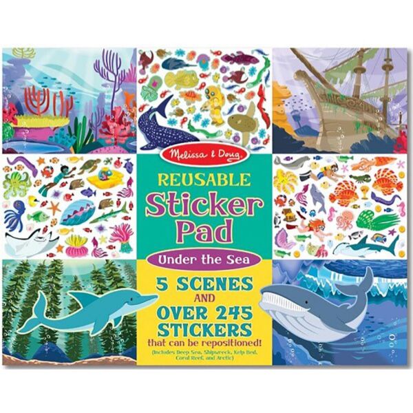 

Набор для творчества Melissa&Doug Набор многоразовых наклеек Под водой (MD30500)