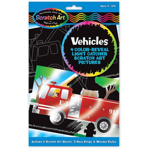 

Набор для творчества Melissa&Doug Набор царапок Транспорт (MD5898)