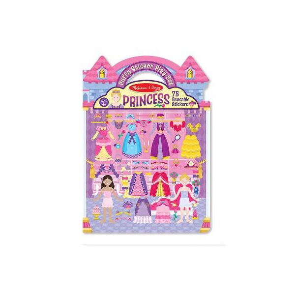 

Набор для творчества Melissa&Doug Объемные многоразовые наклейки "Принцессы(MD9100)