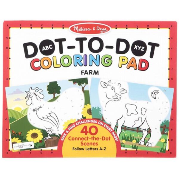

Набор для творчества Melissa&Doug раскрасок по номерам Ферма (MD30260)