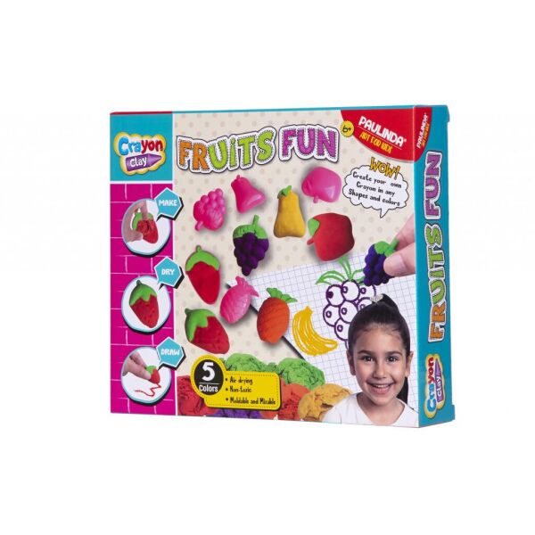 

Набор для творчества Paulinda Crayon clay 2 в 1 Фрукты (PL-194011)