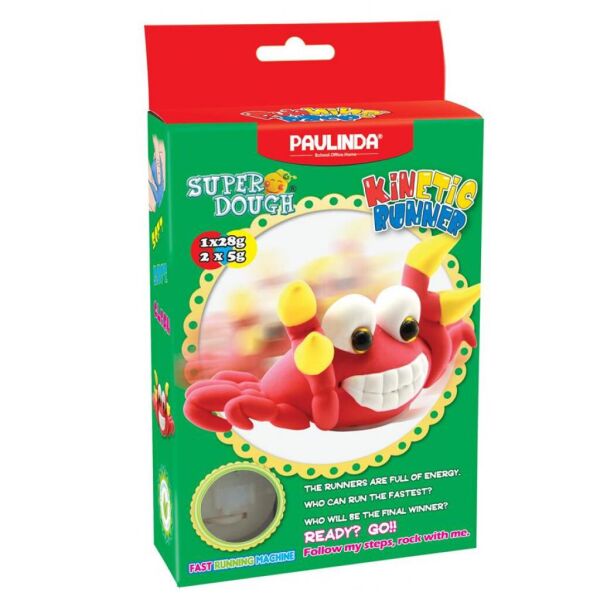 

Набор для творчества Paulinda Super Dough Running Race Краб заводной механизм (PL-081183-2)