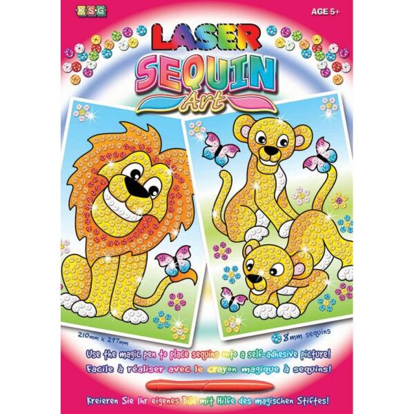 

Набор для творчества Sequin Art LASER Lions (SA1318)