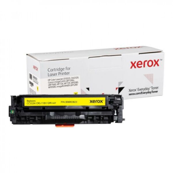

Xerox Everyday совместимый аналог HP CC532A (304A), Canon 718 yellow (006R03823)
