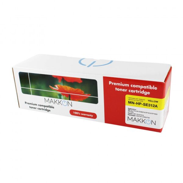 

HP CLJP СE312A (126A) (SE312A)/Canon 729 Makkon 1k yellow (MN-HP-SE312A)