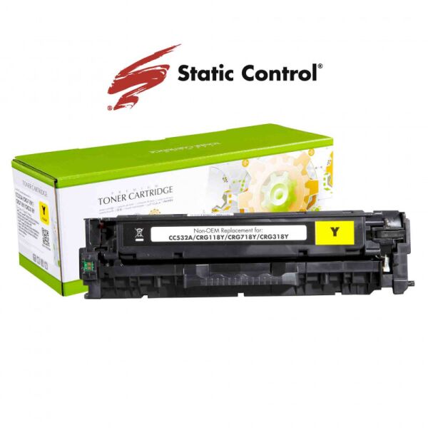 

HP CLJ CC532A (304A) Static Control 2.8k yellow (002-01-RC532A)