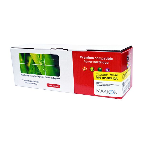 

HP CLJP CE412A (305A) (SE412A) Makkon 2.6k yellow (MN-HP-SE412A)