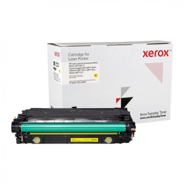 

Xerox Everyday совместимый аналог HP CF362X (508X), Canon 040H yellow (006R03681)
