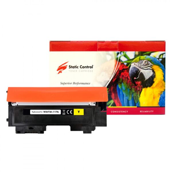 

Static Control Parrot совместимый аналог HP W2072A (117A) yellow (002-01-S2072APB)
