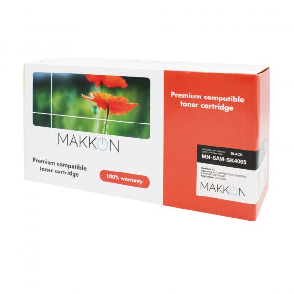 

Samsung CLT-K406S (SK406S) Makkon 1.5k black (MN-SAM-SK406S)