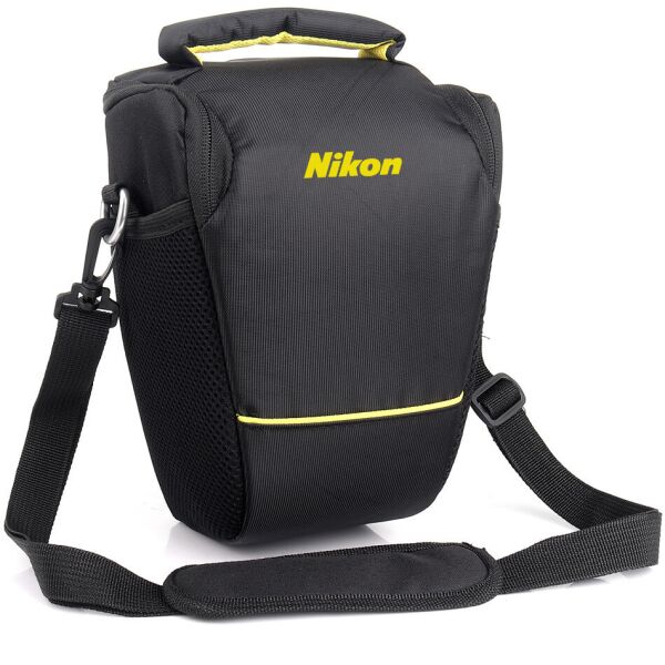 Акция на Сумка для фотоаппарата Nikon D, противоударный чехол Никон Черный/желтый ( код: IBF061BY ) от Allo UA
