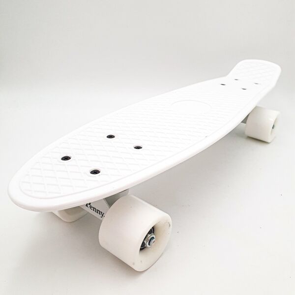 

Пенни борд скейт 55х15см до 80кг ABEC 7 матовые белые колеса скейтборд Penny Board Pastel Series белый