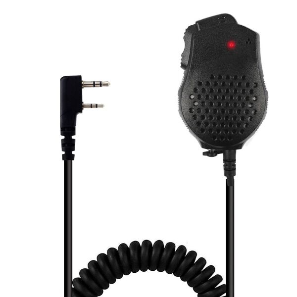 

Тангента Baofeng Speaker Mic с двойной кнопкой PTT черный