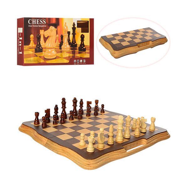 

Настольная игра Шахматы D5 деревянные