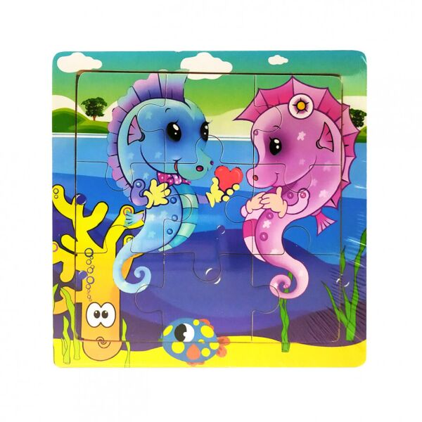 

Деревянная игрушка Пазлы MD животные (Морские Коньки)