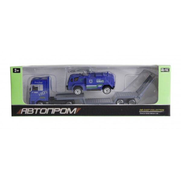 

Игрушечный трейлер с джипом 7879 "АВТОПРОМ" (Водомёт S.W.A.T)
