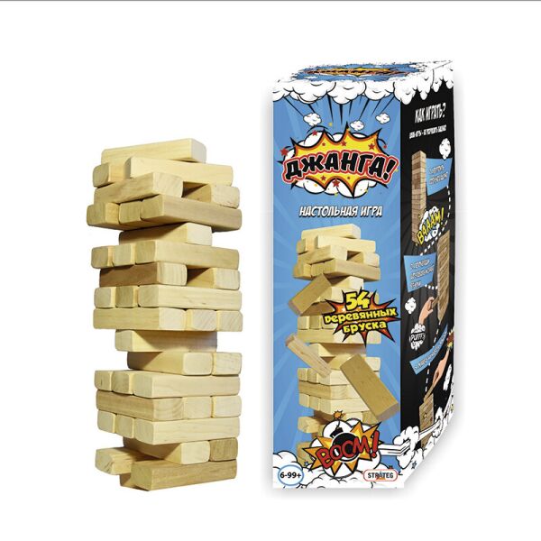 

Настольная Игра "Джанга, 54 бруска" 24ST (рус.)