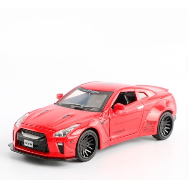 

Игрушечная машина Nissan GTR 7862 металлическая со звуковыми эффектами (Красный)