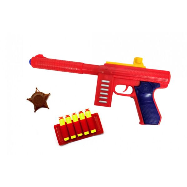 

Игрушечный автомат с мягкими пулями M60 PF Golden Gun 909GG (Красный)
