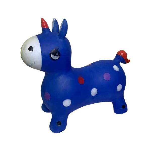 

Детский прыгун-лошадка BT-RJ-0065 с рожками (Blue)