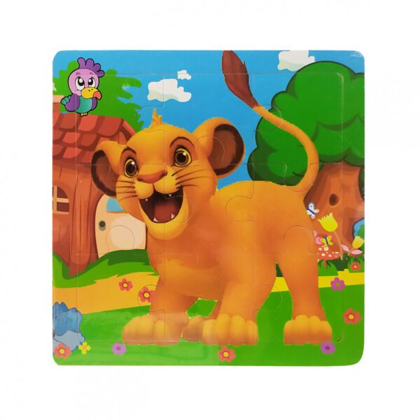 

Деревянная игрушка Пазлы MD животные (Лев)