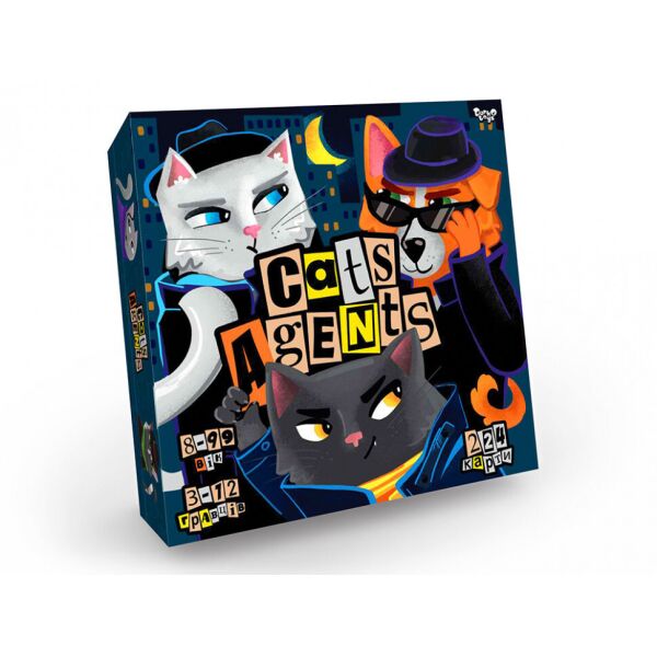 

Развлекательная настольная игра "CATS AGENTS" G-CA-01-01U на укр. языке