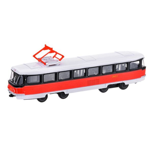 

Игрушечная модель трамвая 6551 PLAY SMART "FAST WHEELS'' инерционный (Красный)