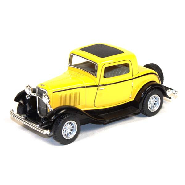 

Игрушечная машинка FORD 3-Window KT5332 масштаб 1:34 (Желтый)