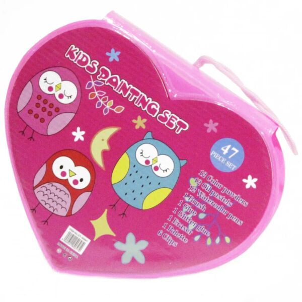 

Детский набор для творчества и рисования MK 3918-3 с красками (Owls)