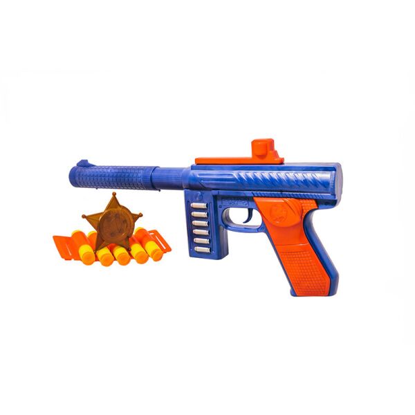 

Игрушечный автомат с мягкими пулями M60 PF Golden Gun 909GG (Синий)