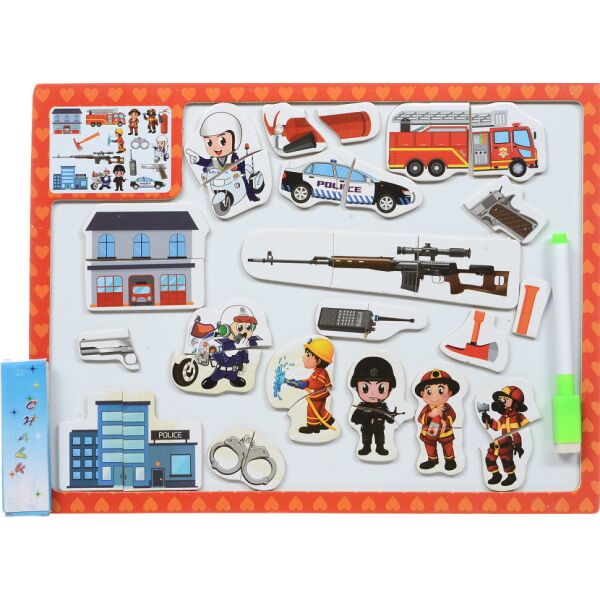 

Деревянная игрушка Досточка MD 1015 2в1 магнитная, для рисования (Красный)