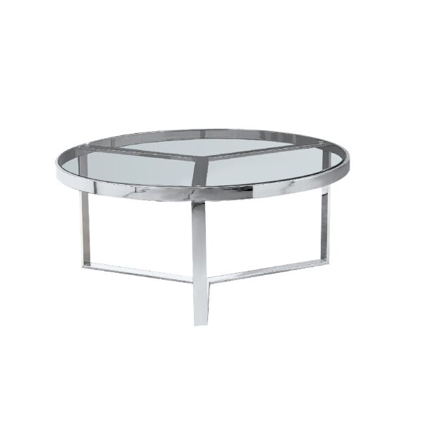 

Журнальный стол Vetro Mebel (Ветро мебель) CB-1 прозрачный + серебро(309520)