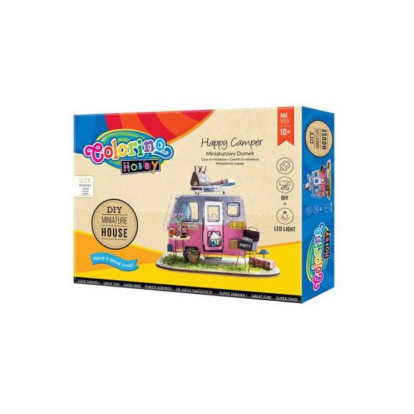 

Набор для творчества Colorino Миниатюрный дом Happy Camper (37213PTR)