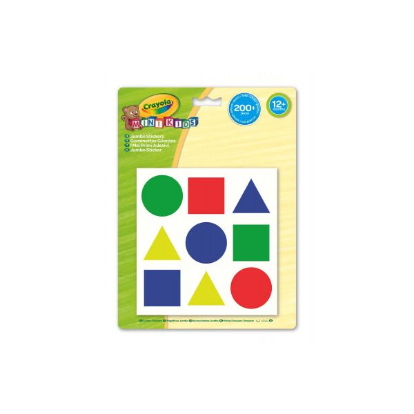 

Набор для творчества Crayola Mini Kids стикеров Цвета и формы (256412.124)