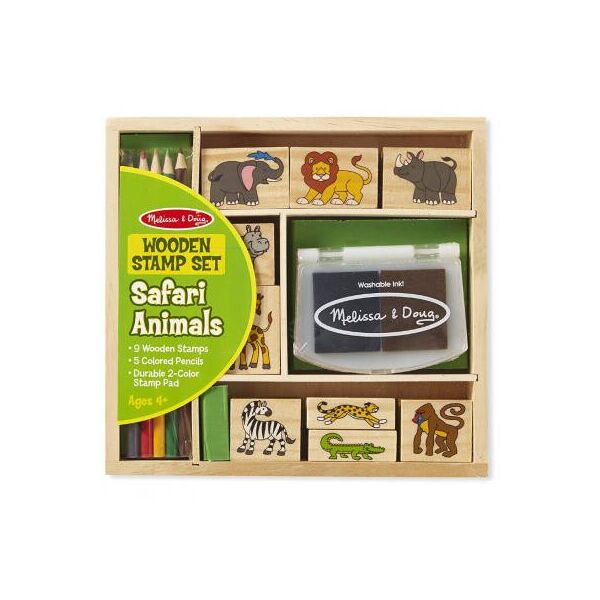 

Набор для творчества Melissa&Doug Набор штампов Животные сафари (MD8786)
