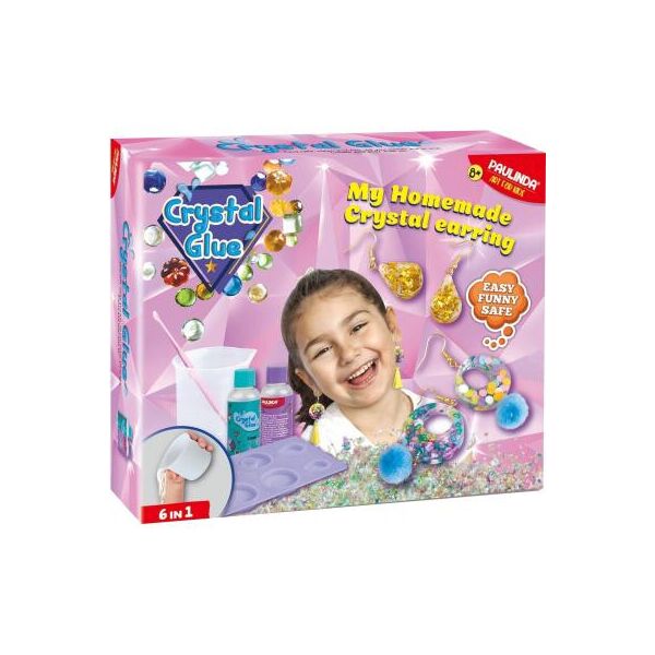 

Набор для творчества Paulinda Crystal glue DIY Серьги 6 в 1 (PL-199610)