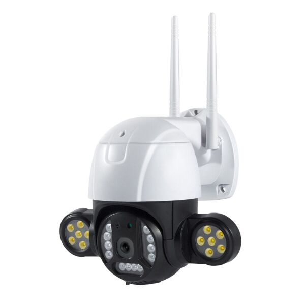 

Поворотная уличная WiFi камера видеонаблюдения Digital Lion OPC-01W, с прожектором, 3 МП, PTZ, поддержка Tuya